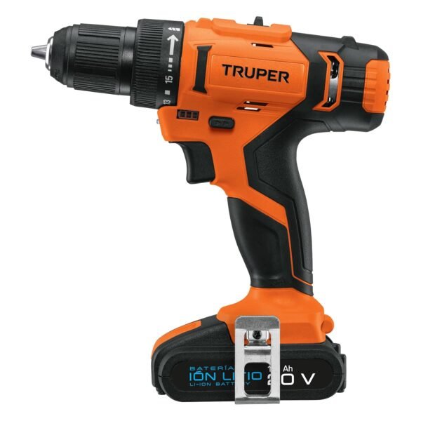 Taladro 1/2 20V 1 batería 2Ah TRUPER 18154