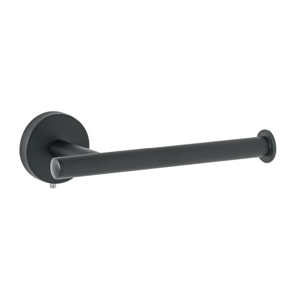 Portarrollo metálico acabado negro Foset Túbig 45960