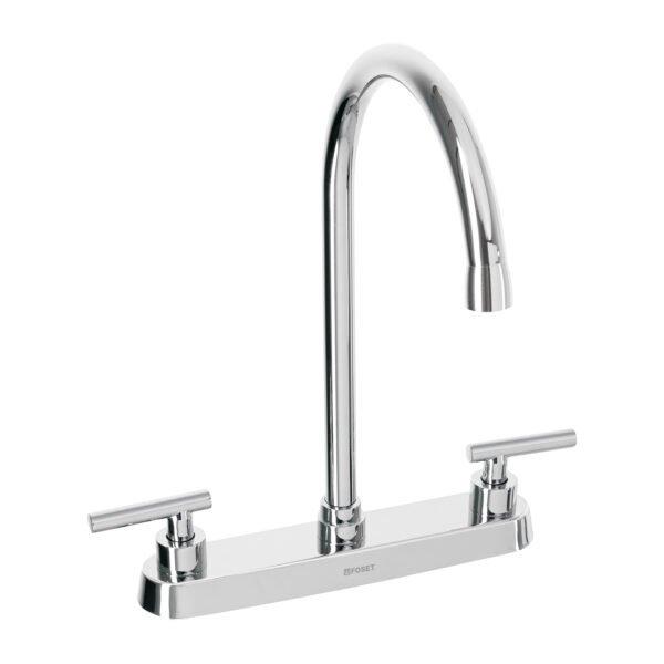 Mezcladora para fregadero manerales palanca cromo Tubig 46771