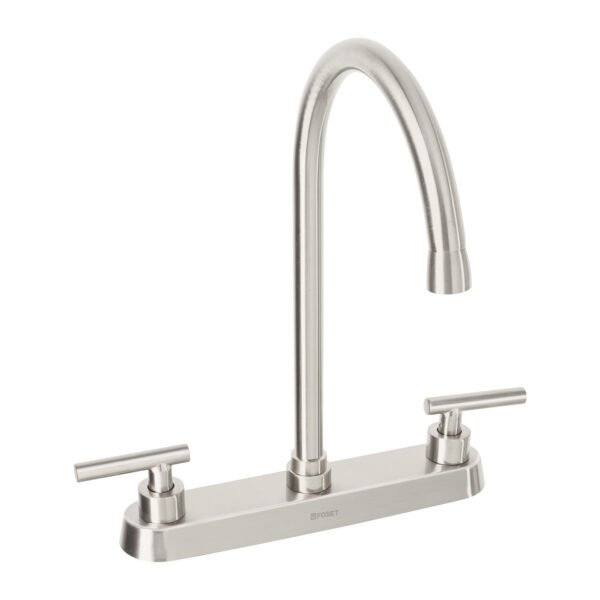 Mezcladora para fregadero manerales palanca satín Tubig 46772