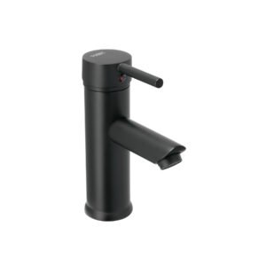 TBM-46M.jpg Monomando corto negro para lavabo Foset Tubig 47792