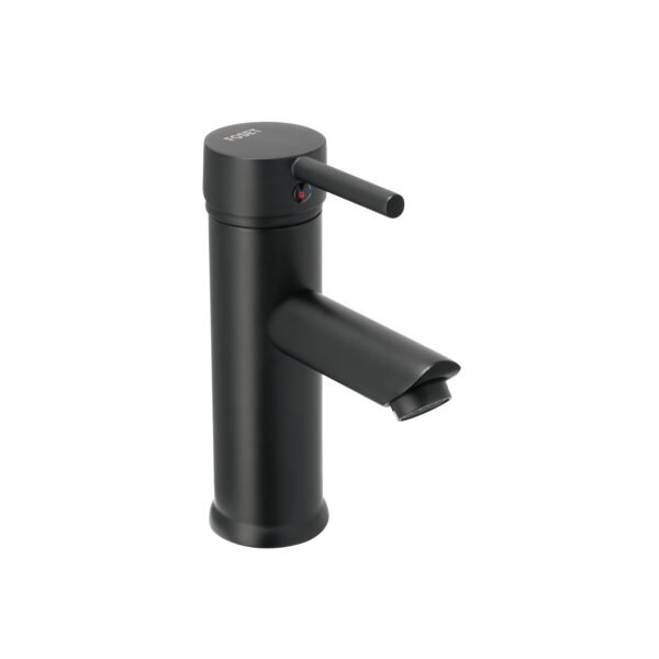 Monomando corto negro para lavabo Foset Tubig 47792