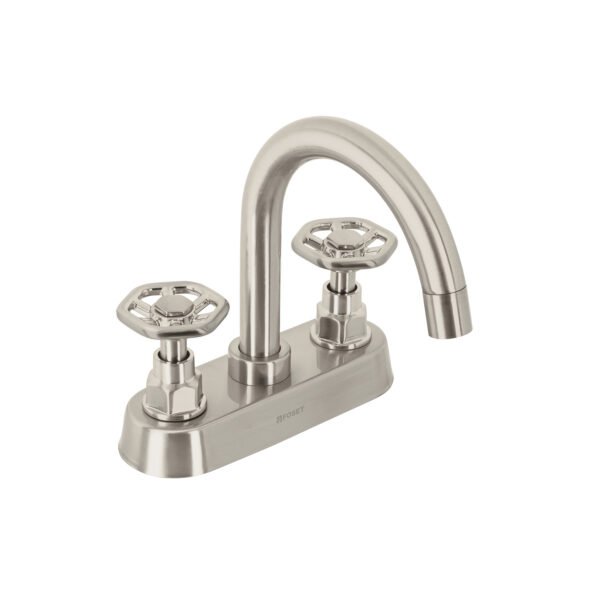 Mezcladora p/lavabo bar manerales redondos satín Tubig 46754