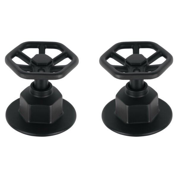 Juego de 2 manerales para regadera volante negro Tubig 46880