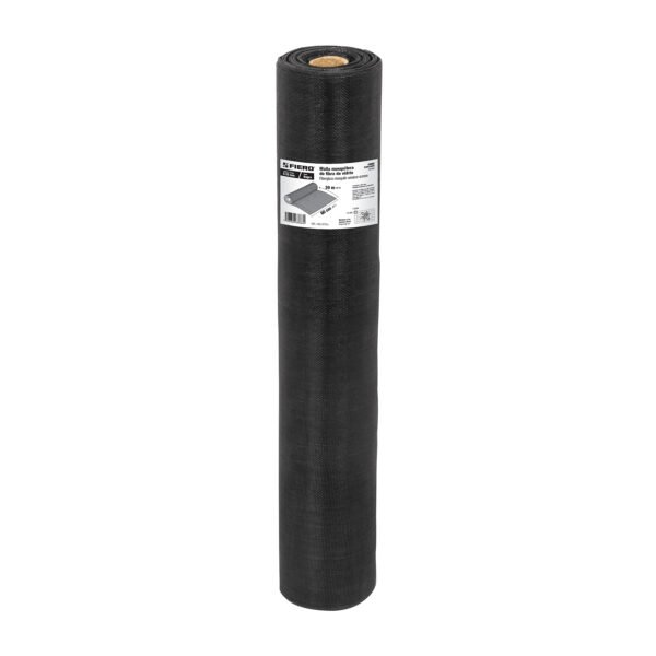 Rollo de 30 m x 0.6 m malla mosquitera fibra de vidrio negra 44984