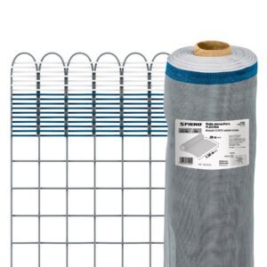 TEMO-15PG.jpg Rollo de 30 m x 1.5 m de malla mosquitera plástica gris 44962