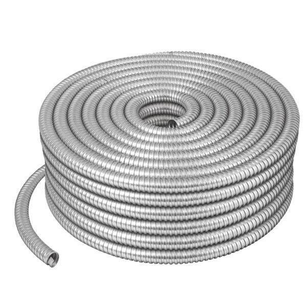 Rollo de 50 m de tubo flexible metálico de 1 Volteck 46902