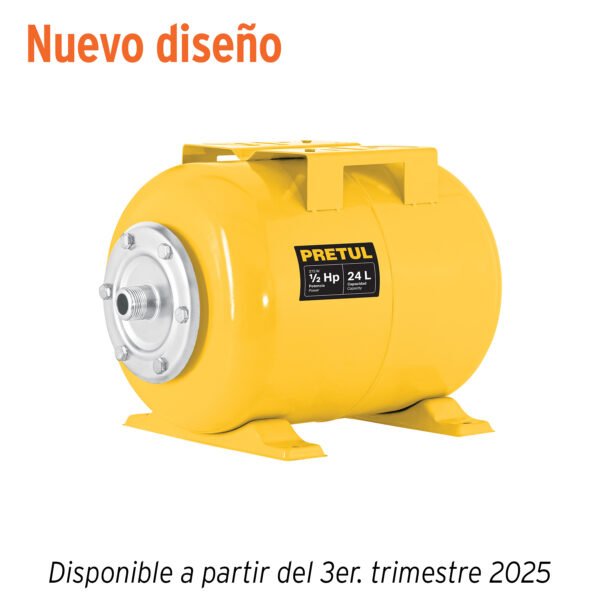 Tanque hidroneumático horizontal 24 litros PRETUL 27039