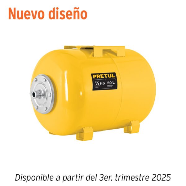 Tanque hidroneumático horizontal 50 litros PRETUL 27041