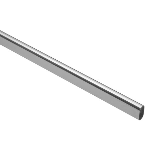 Tubo ovalado para clóset 3 m aluminio HERMEX 45900