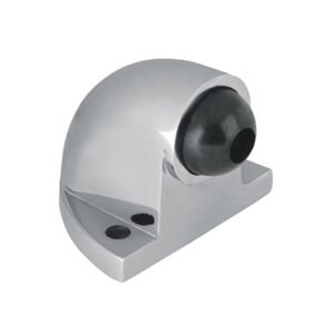 Tope tipo codo para puerta acabado cromo HERMEX 43772