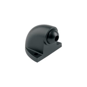 Tope tipo codo para puerta acabado negro HERMEX 45680