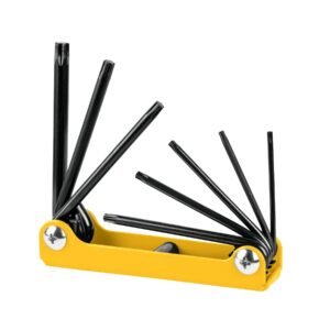 TORX-8P.jpg Juego de 8 llaves torx tipo navaja cuerpo de lámina PRETUL 21395