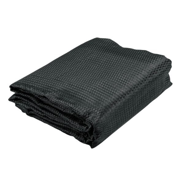 Toldo negro de 3 m de polietileno 80% sombra ancho 3.60 m 44708