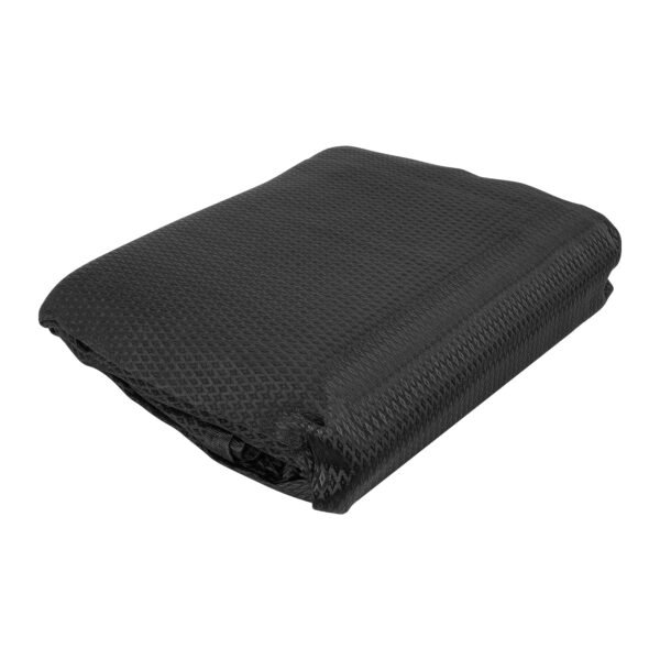 Toldo negro de 5 m de polietileno 80% sombra ancho 3.60 m 44709