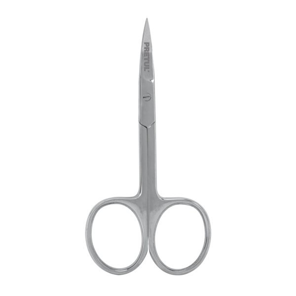Tijera 3-1/2 acero inox punta curva para manicure Pretul 27084