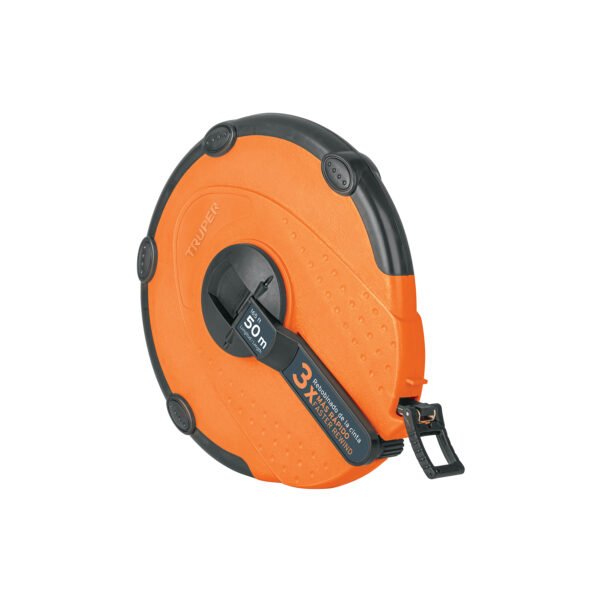 Cinta métrica larga 50m fibra de vidrio carcasa plástica 12640