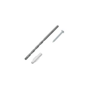 Kit de 20 taquetes 3/16 con pijas #6 y 1 broca 3/16 Fiero 40158