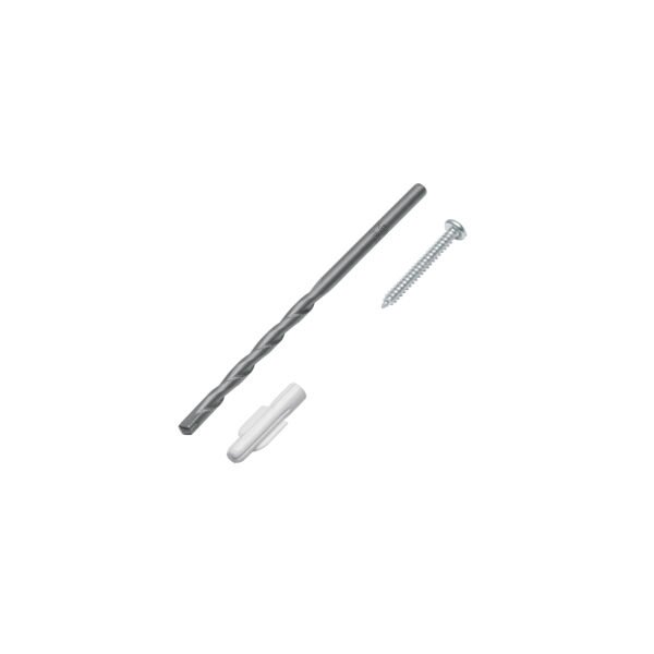Kit de 20 taquetes 3/16 con pijas #6 y 1 broca 3/16 Fiero 40158