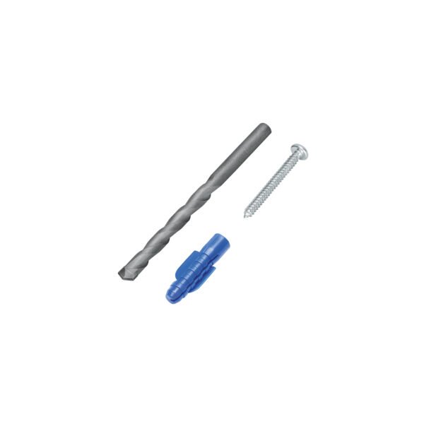 Kit de 20 taquetes 3/8 con pijas #12 y 1 broca 3/8 Fiero 40161