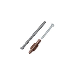 Kit de 20 taquetes 5/16con pijas #10 y 1 broca 5/16 Fiero 40160