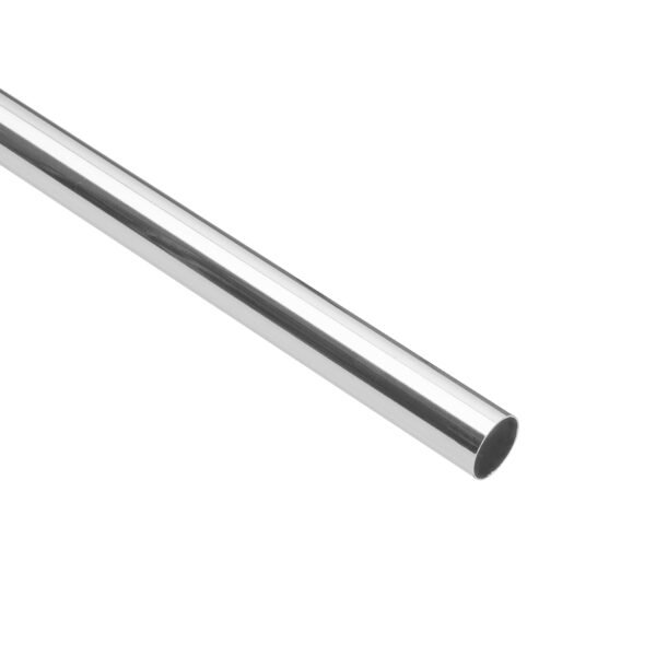 Tubo redondo para clóset1.5 m acero cromado HERMEX 45894