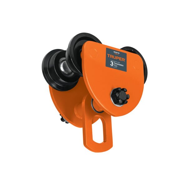 Trole de carga 3 ton para vigas IPS e IPR ajustable Truper 101078