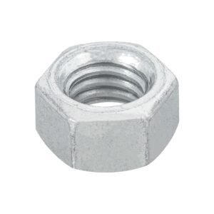 Bolsa con 100 tuercas 3/8 hexagonales de acero galvanizado 44550