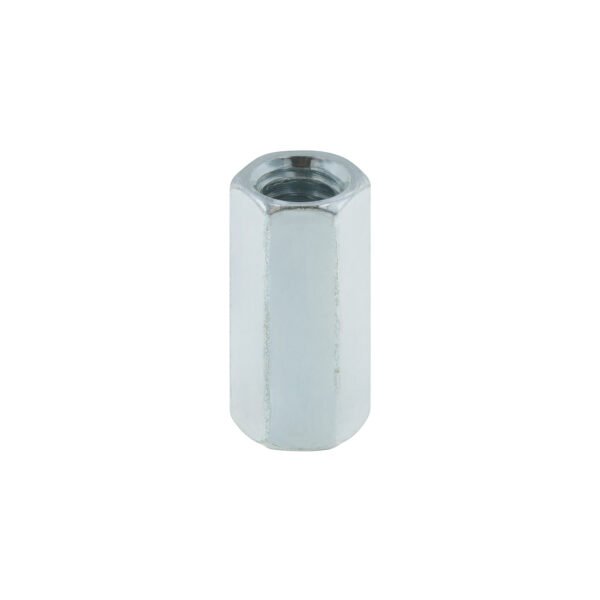 Bolsa con 5 tuercas cople 1/4 acero galvanizado  FIERO 40943