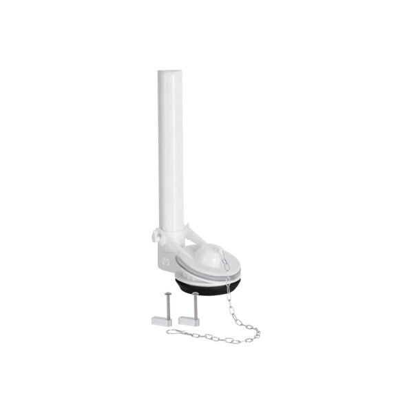 Válvula de descarga 2 para WC de 1 pza cadena inox Foset 45307