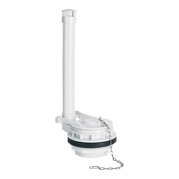 Válvula de descarga 3 para WC de 2 pzas cadena inox Foset 46286