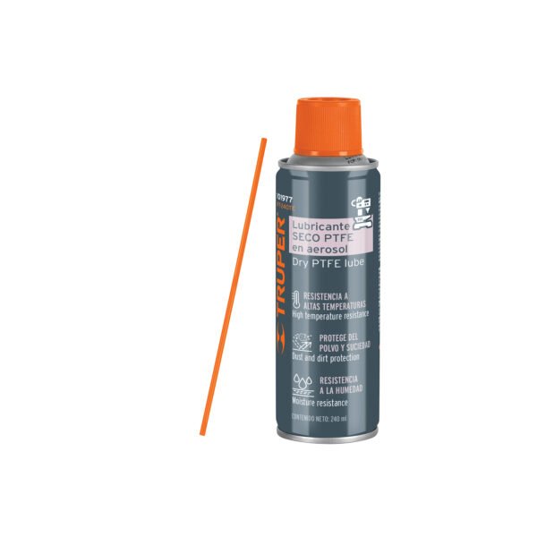 Lubricante seco PTFE en aerosol 240 ml Truper 101977