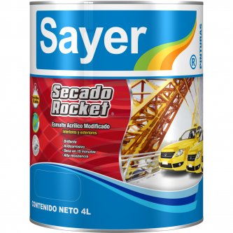 Secado Rocket Aluminio Grueso 4 Lt.