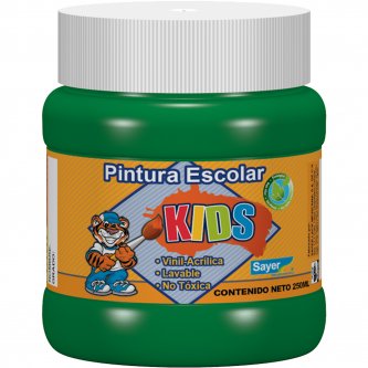 Pintura Escolar Kids Azul Turquesa 250 Ml.